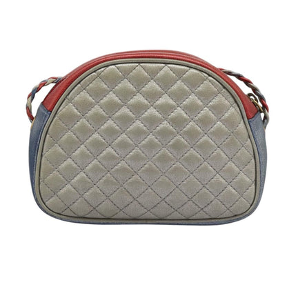 Gucci Trapuntata Camera Shoulder Bag Lambskin, RED, LEATHER, Shoulder bag