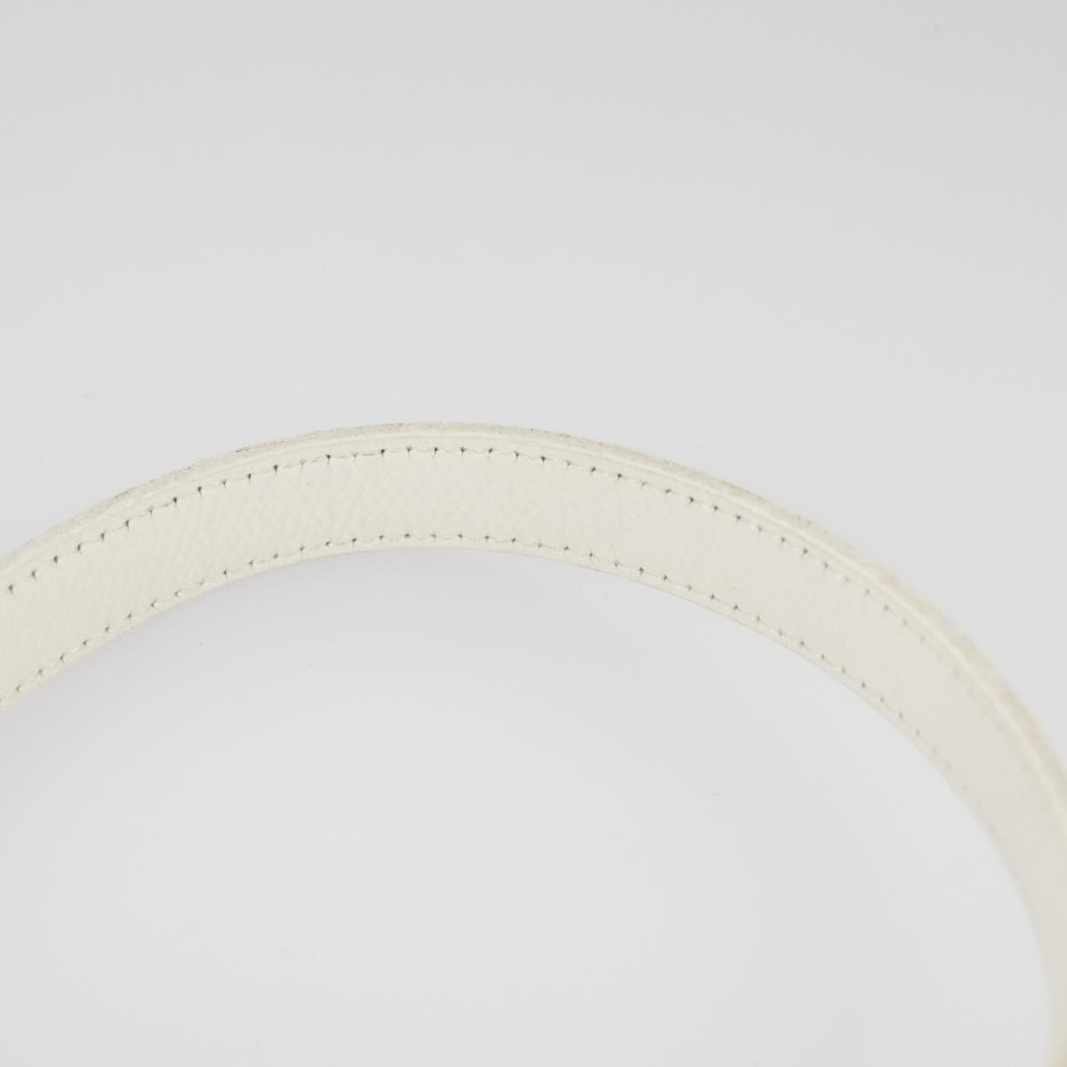 Christian Dior Vintage Honeycomb Shoulder Bag Canvas, WHITE, CANVAS, Shoulder bag