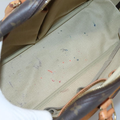 Louis Vuitton Deauville Handbag Monogram Canvas, BROWN, CANVAS, Handbag