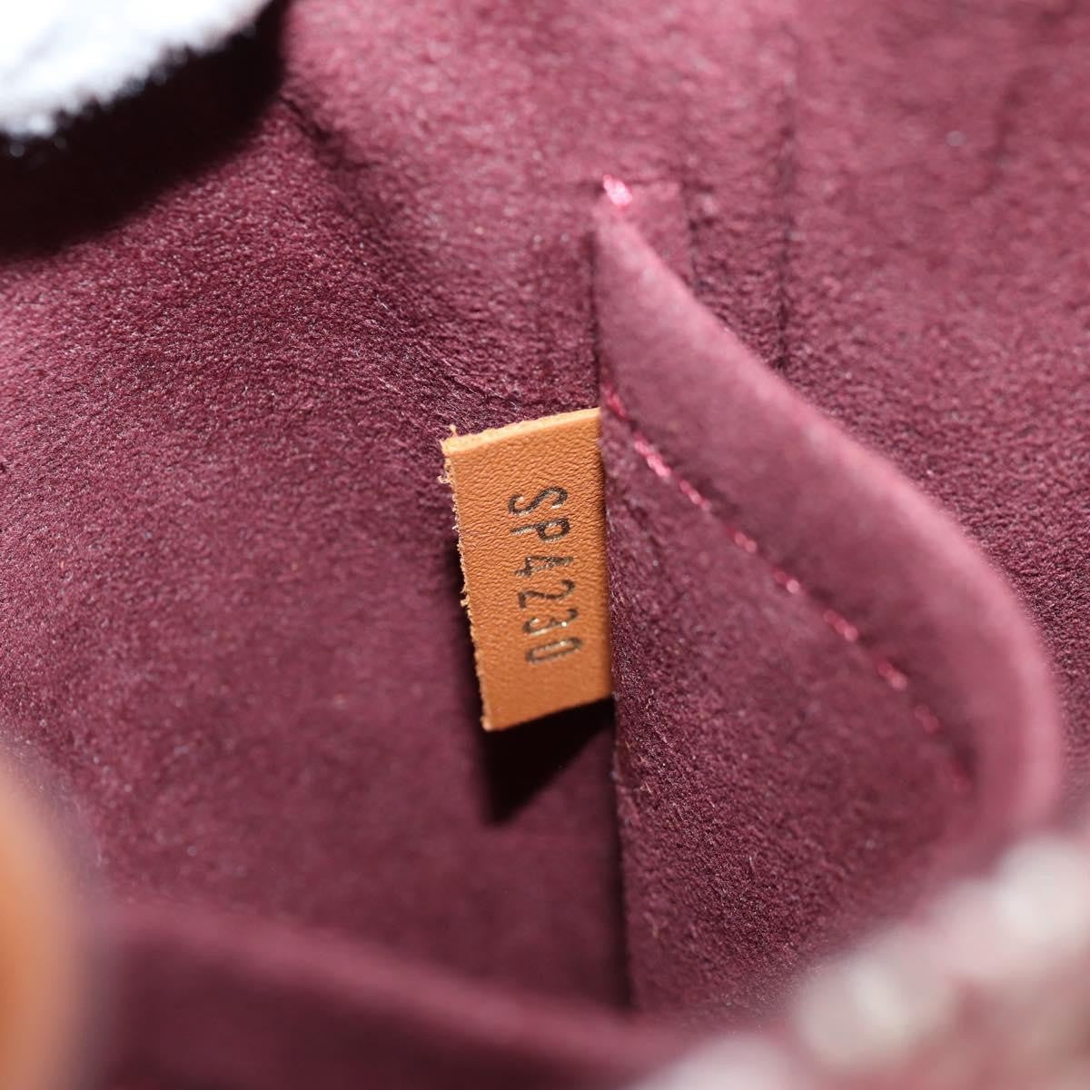 Louis Vuitton Petit Sac Plat Bag Limited Edition Since 1854 Monogram Jacquard, BROWN, CANVAS, Handbag