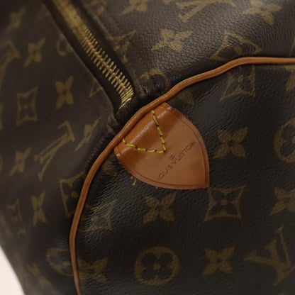 Louis Vuitton Keepall Bag Monogram Canvas, BROWN, CANVAS, Travel bag