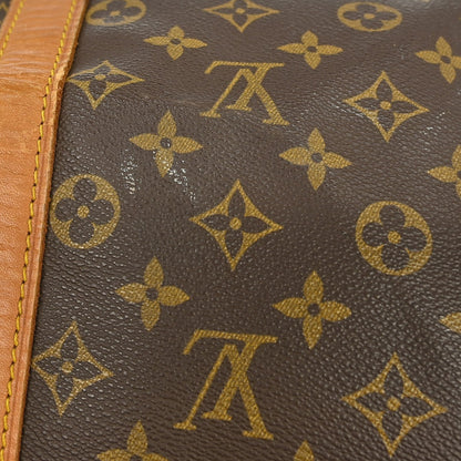 Louis Vuitton Keepall Bag Monogram Canvas, BROWN, CANVAS, Travel bag