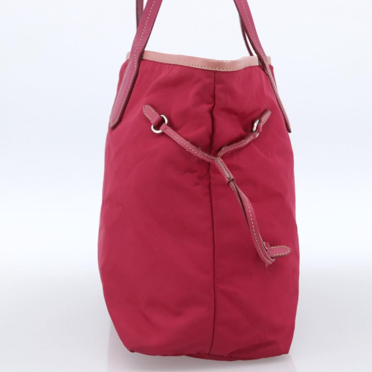 Prada Vintage Tote Tessuto, PINK, NYLON, Tote bag