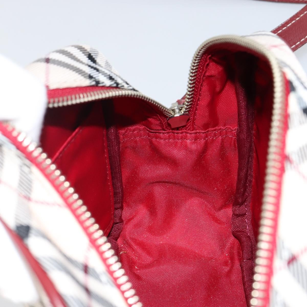 Burberry Nova Check Blue Label Canvas, BEIGE, CANVAS, Shoulder bag