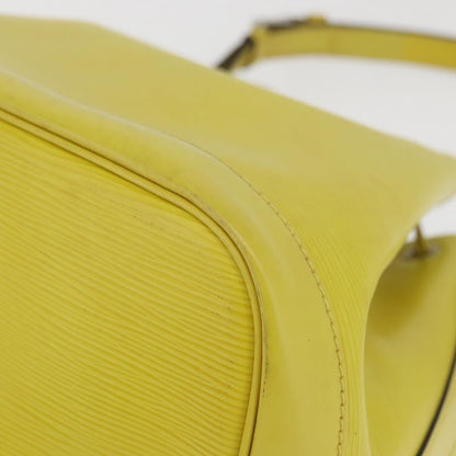 Louis Vuitton Petit Noe Handbag Epi Leather, Green, Leather, Handbag