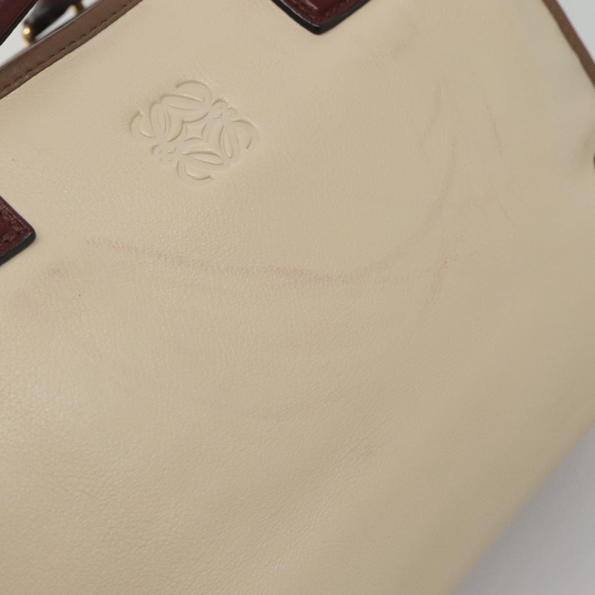Loewe Amazona Bag Leather, BEIGE, LEATHER, Handbag