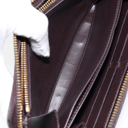 Louis Vuitton Zippy Wallet NM Monogram Patent, BURGUNDY, PATENT_LEATHER, Wallets