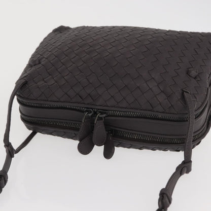 Bottega Veneta Nodini Crossbody Bag Intrecciato Nappa, BROWN, LEATHER, Shoulder bag