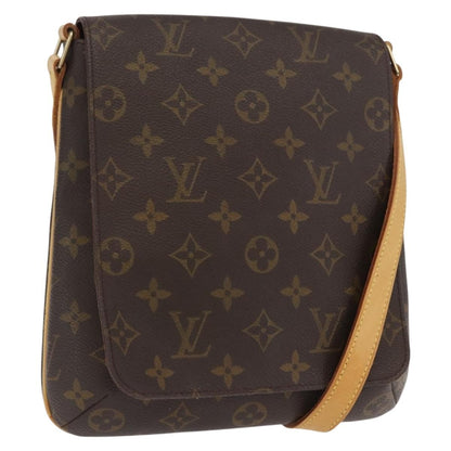 Louis Vuitton Musette Salsa Handbag Monogram Canvas, BROWN, CANVAS, Shoulder bag