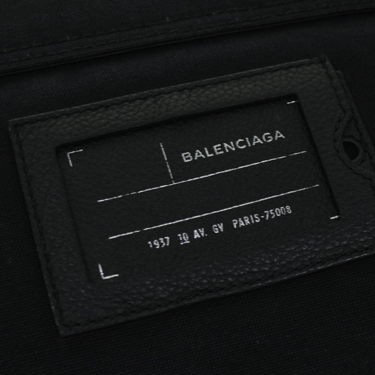 Balenciaga Vintage Pouch Leather, BLACK, CANVAS, Clutche & pouche