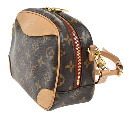 Louis Vuitton Deauville Handbag Monogram Canvas, BROWN, CANVAS, Handbag