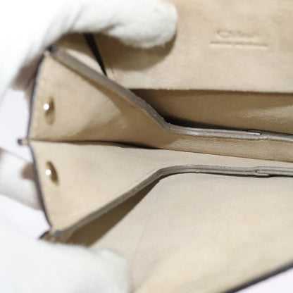 Chloe Faye Crossbody Leather and Suede, BEIGE, LEATHER, Shoulder bag