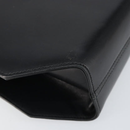 Salvatore Ferragamo Vintage Shoulder Bag Leather, BLACK, LEATHER, Shoulder bag