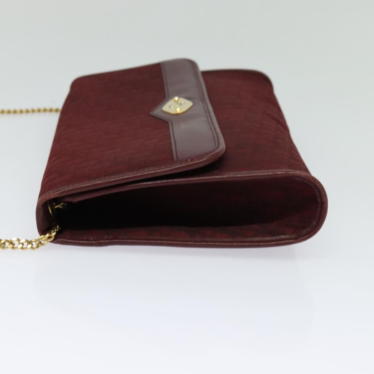 Christian Dior Vintage Trotteur Chain shoulder bag Canvas, RED, CANVAS, Shoulder bag