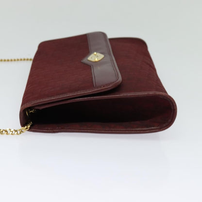 Christian Dior Vintage Trotteur Chain shoulder bag Canvas, RED, CANVAS, Shoulder bag