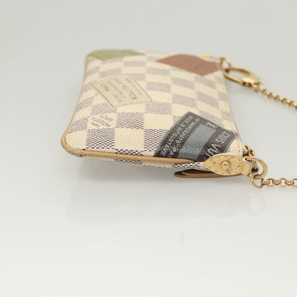 Louis Vuitton Milla Pochette Limited Edition Damier, WHITE, CANVAS, Clutche & pouche