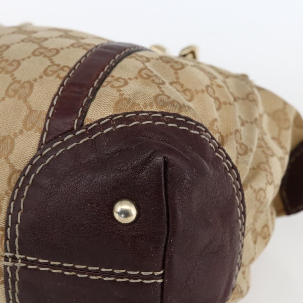 Gucci Vintage Handbag GG Canvas, BEIGE, CANVAS, Handbag