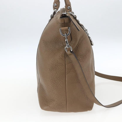Gucci Vintage tote Leather, BROWN, LEATHER, Tote bag