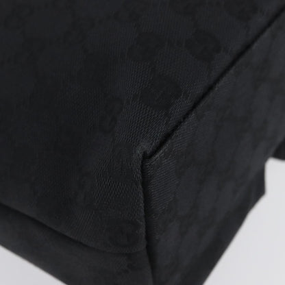Gucci Double Pocket Tote GG Canvas, BLACK, CANVAS, Handbag