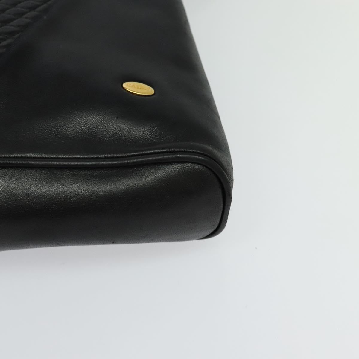 Bally Vintage Shoulder Bag Quilted leather, Black, Leather, Shoulder Bag