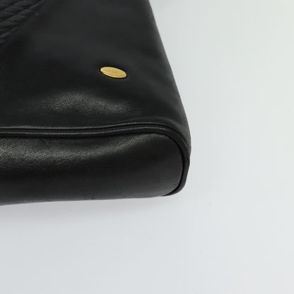 Bally Vintage Shoulder Bag Quilted leather, Black, Leather, Shoulder Bag