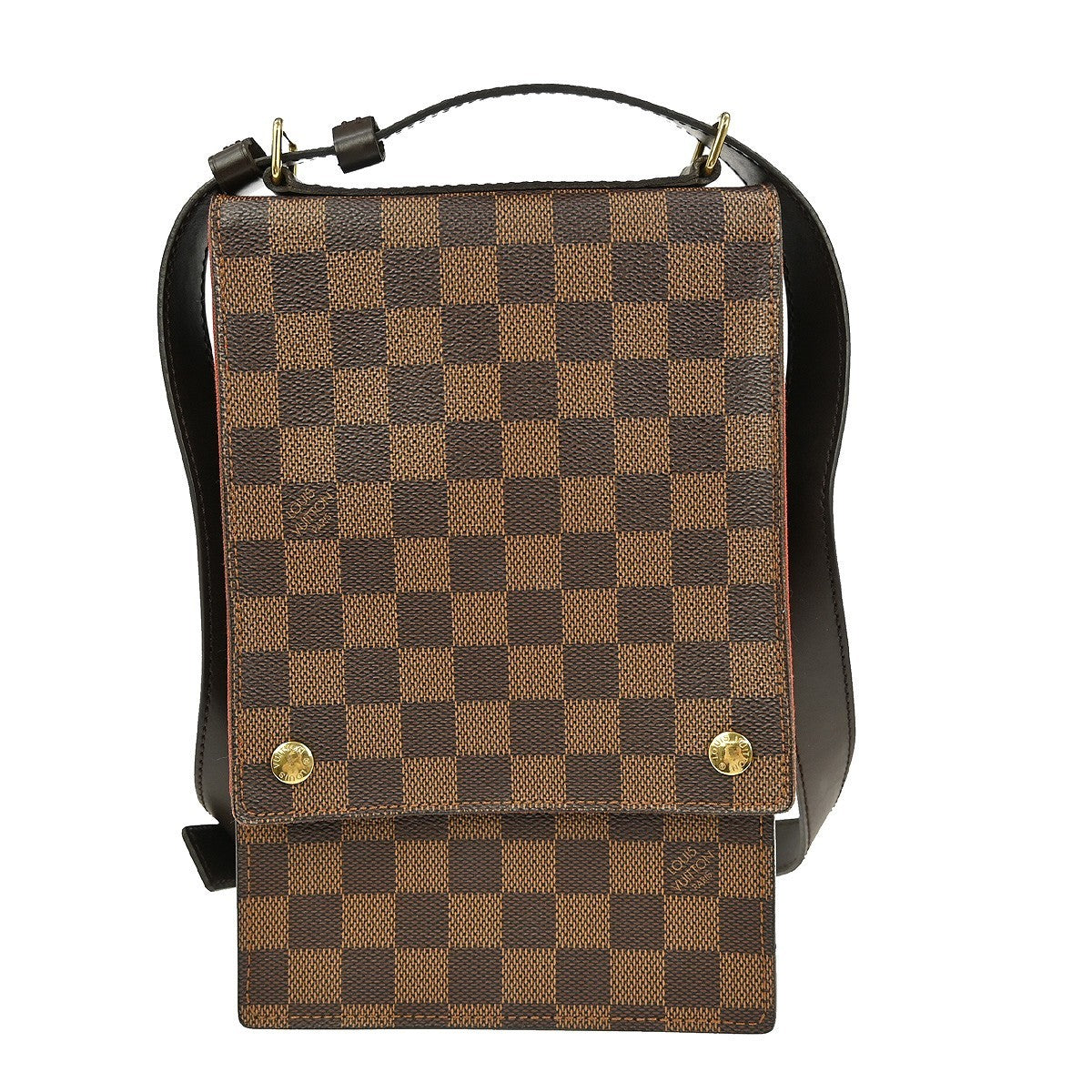 Louis Vuitton Portobello Messenger Damier, BROWN, CANVAS, Shoulder bag