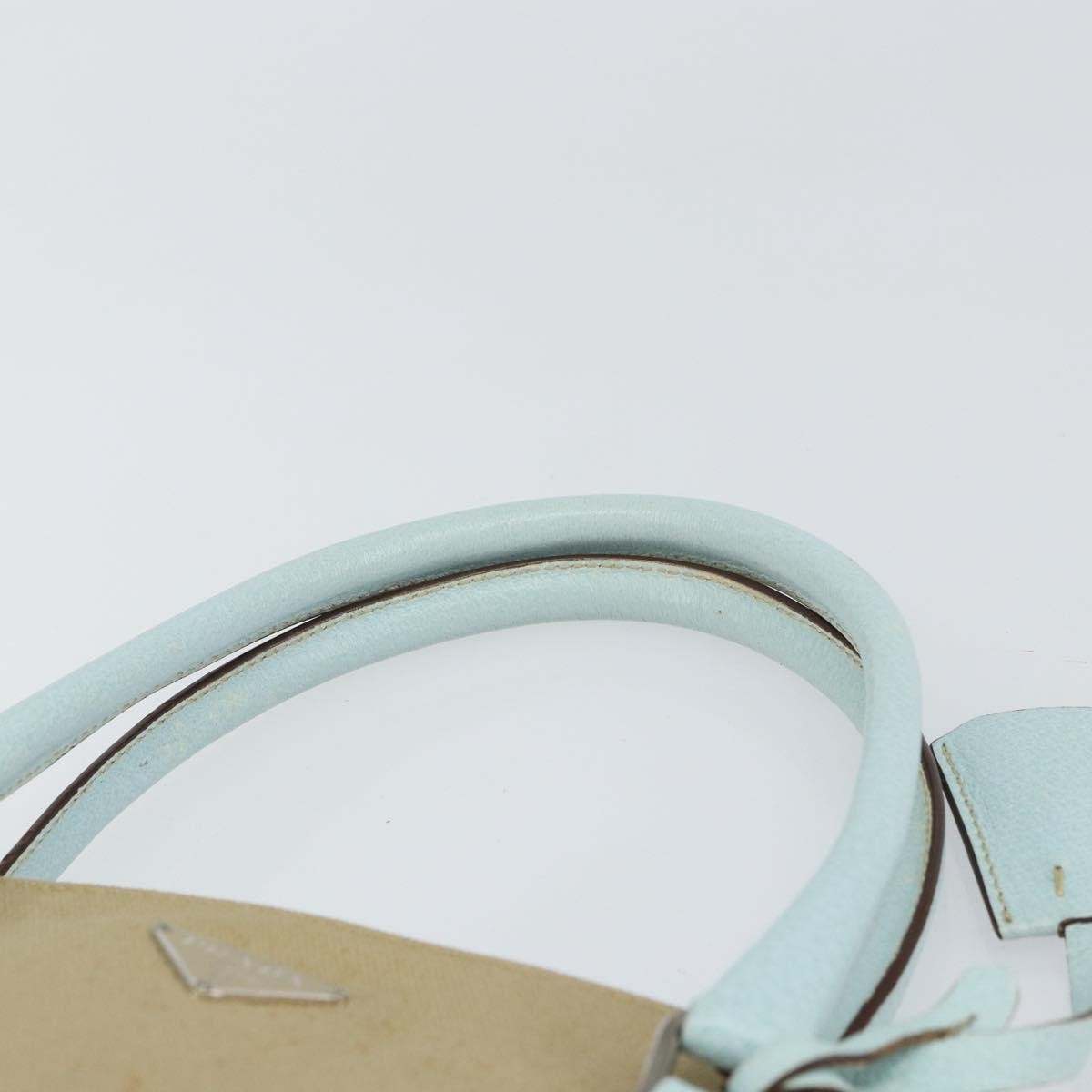 Prada Vintage Handbag Canvas, BEIGE, CANVAS, Handbag
