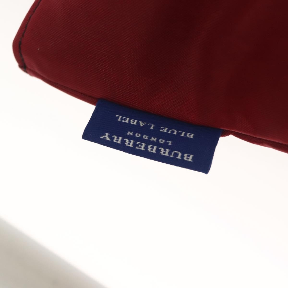 Burberry Nova Check Tote Nylon, RED, NYLON, Tote bag