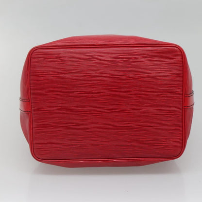 Louis Vuitton Bicolor Petit Noe Handbag Epi Leather, RED, LEATHER, Shoulder bag