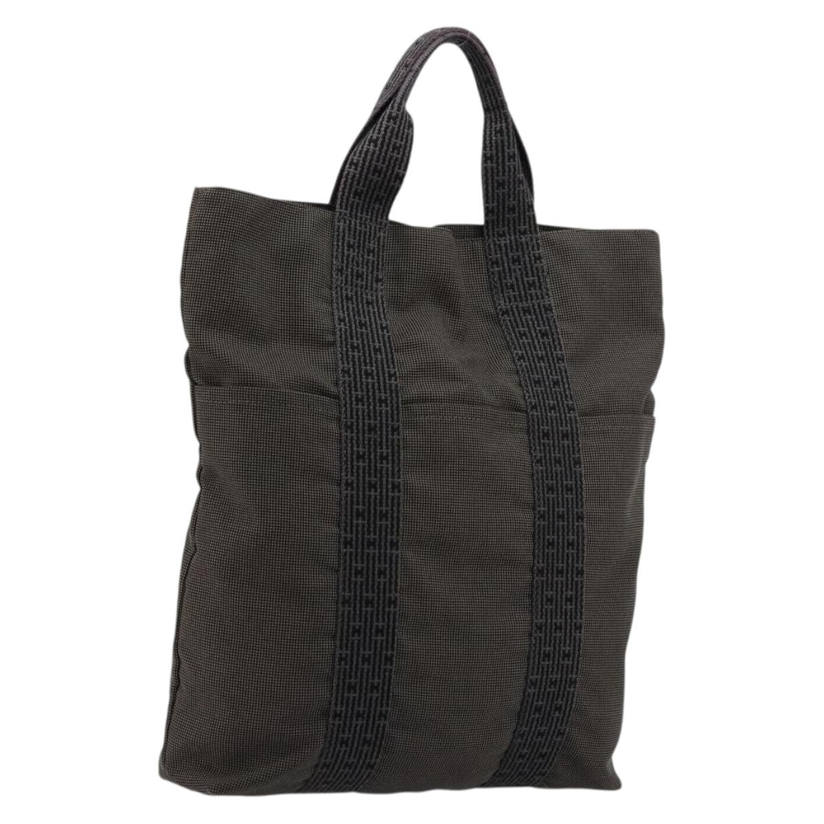 Hermes Fourre-tout Herline Fourre-tout Herline, Gray, Canvas, Tote Bag