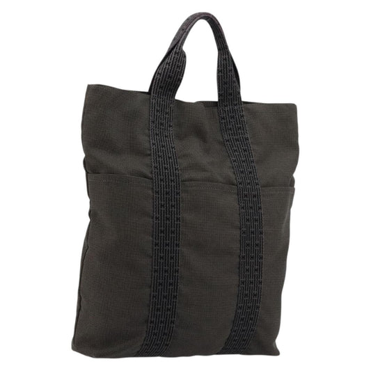 Hermes Fourre-tout Herline Fourre-tout Herline, Gray, Canvas, Tote Bag