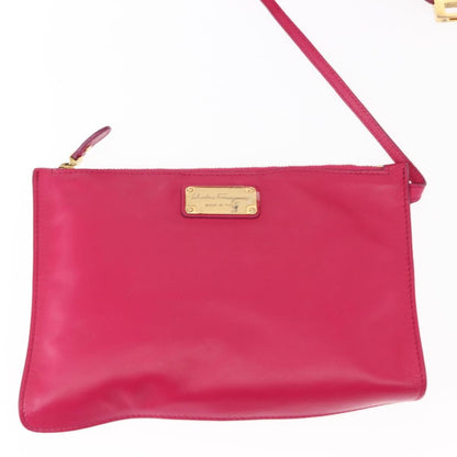 Salvatore Ferragamo Sookie Satchel Leather, PINK, LEATHER, Handbag