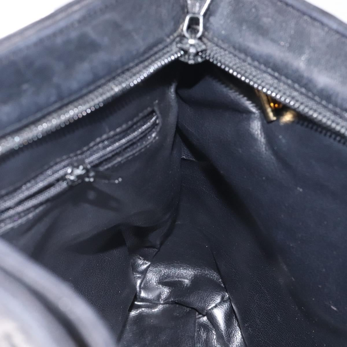 Bally Vintage Shoulder Bag Quilted leather, Black, Leather, Shoulder Bag