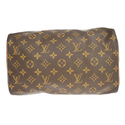 Louis Vuitton Speedy Handbag Monogram Canvas, Brown, Canvas, Handbag