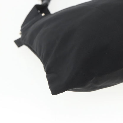 Prada Flat Messenger Bag Tessuto, BLACK, NYLON, Shoulder bag