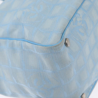 Chanel Travel Line Tote Nylon, BLUE, NYLON, Tote bag