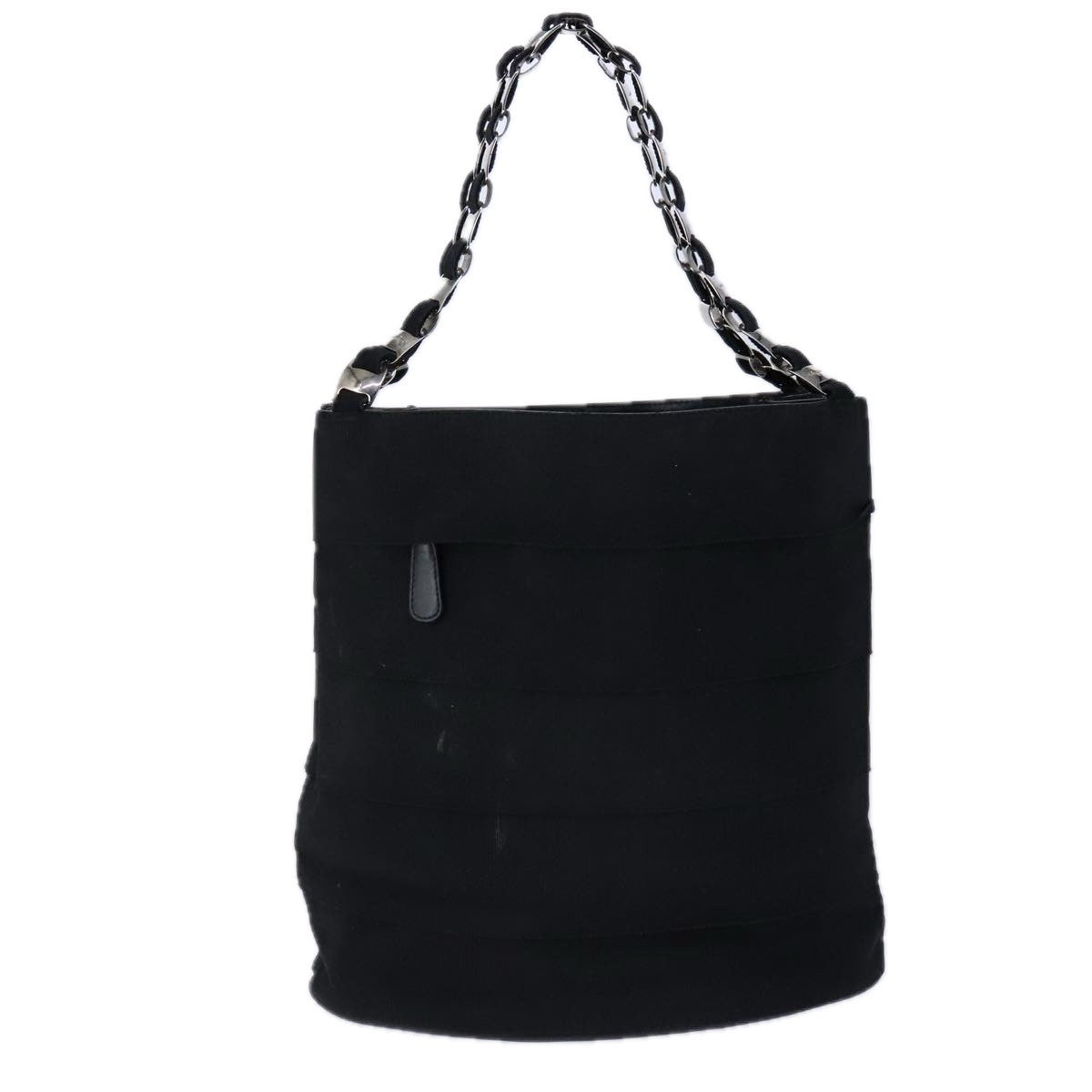 Salvatore Ferragamo Gancini Tote Gancini Canvas, BLACK, CANVAS, Tote bag