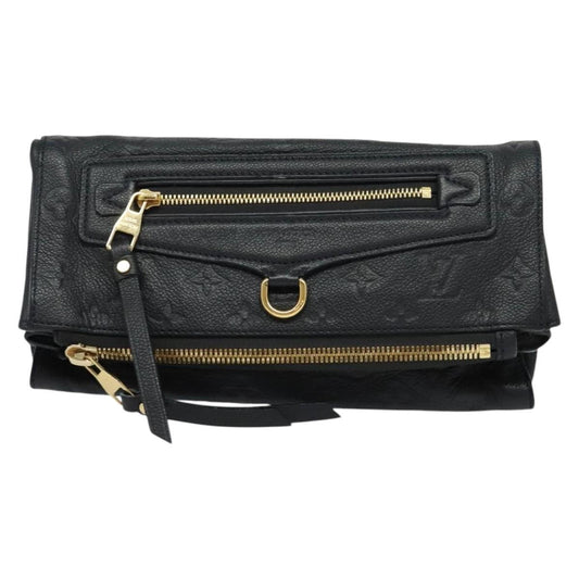 Louis Vuitton Petillante Clutch Monogram Empreinte Leather, BLACK, LEATHER, Clutche & pouche