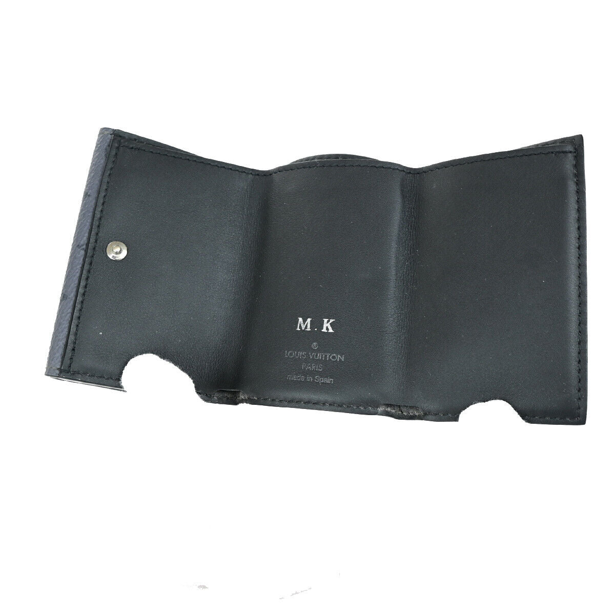 Louis Vuitton Discovery Wallet Reverse Monogram Eclipse Canvas, BLACK, CANVAS, Wallets