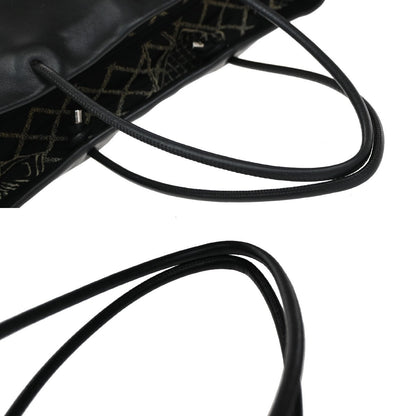 Chanel Essential 31 Rue Cambon Shopping Tote Leather, BLACK, LEATHER, Tote bag