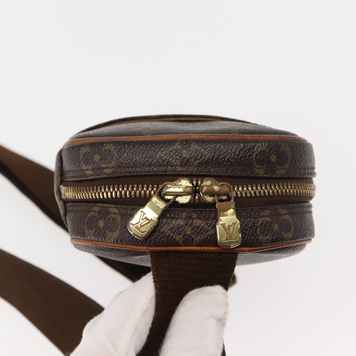 Louis Vuitton Pochette Gange Monogram Canvas, BROWN, CANVAS, Shoulder bag