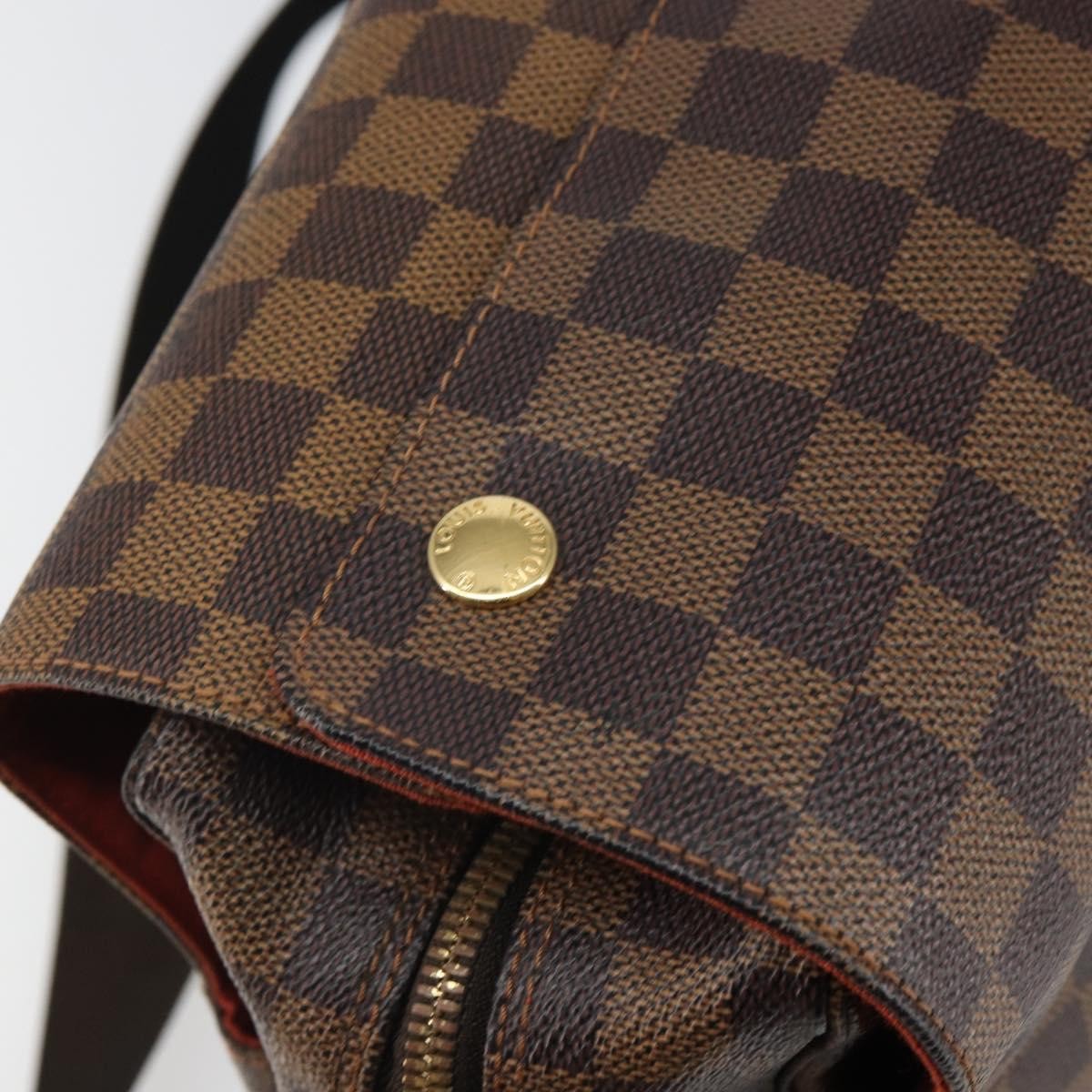 Louis Vuitton Naviglio Handbag Damier, BROWN, CANVAS, Shoulder bag