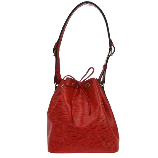 Louis Vuitton Noe Handbag Epi Leather, Red, Leather, Shoulder Bag