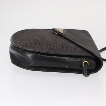 Saint Laurent Vintage Shoulder Bag Canvas, BLACK, CANVAS, Shoulder bag