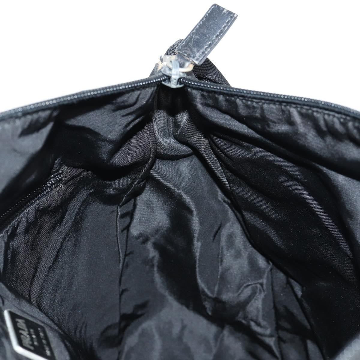 Prada Vintage Shoulder Bag Tessuto, Black, Nylon, Shoulder Bag