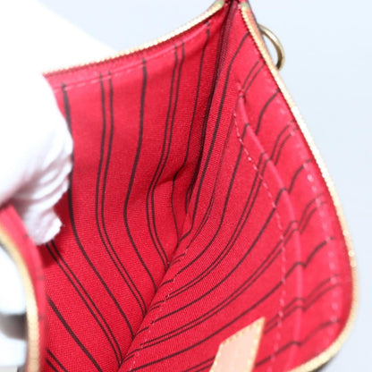 Louis Vuitton Neverfull Pochette Monogram Canvas, BROWN, CANVAS, Tote bag