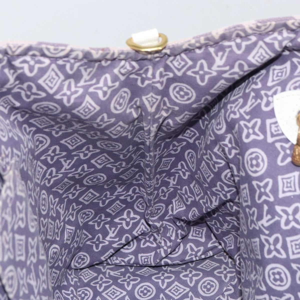 Louis Vuitton Tahitienne Cabas Canvas, PURPLE, CANVAS, Tote bag