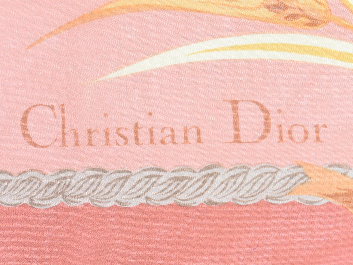 Christian Dior CD Scarf Silk, PINK, SILK, Scarve & shawl