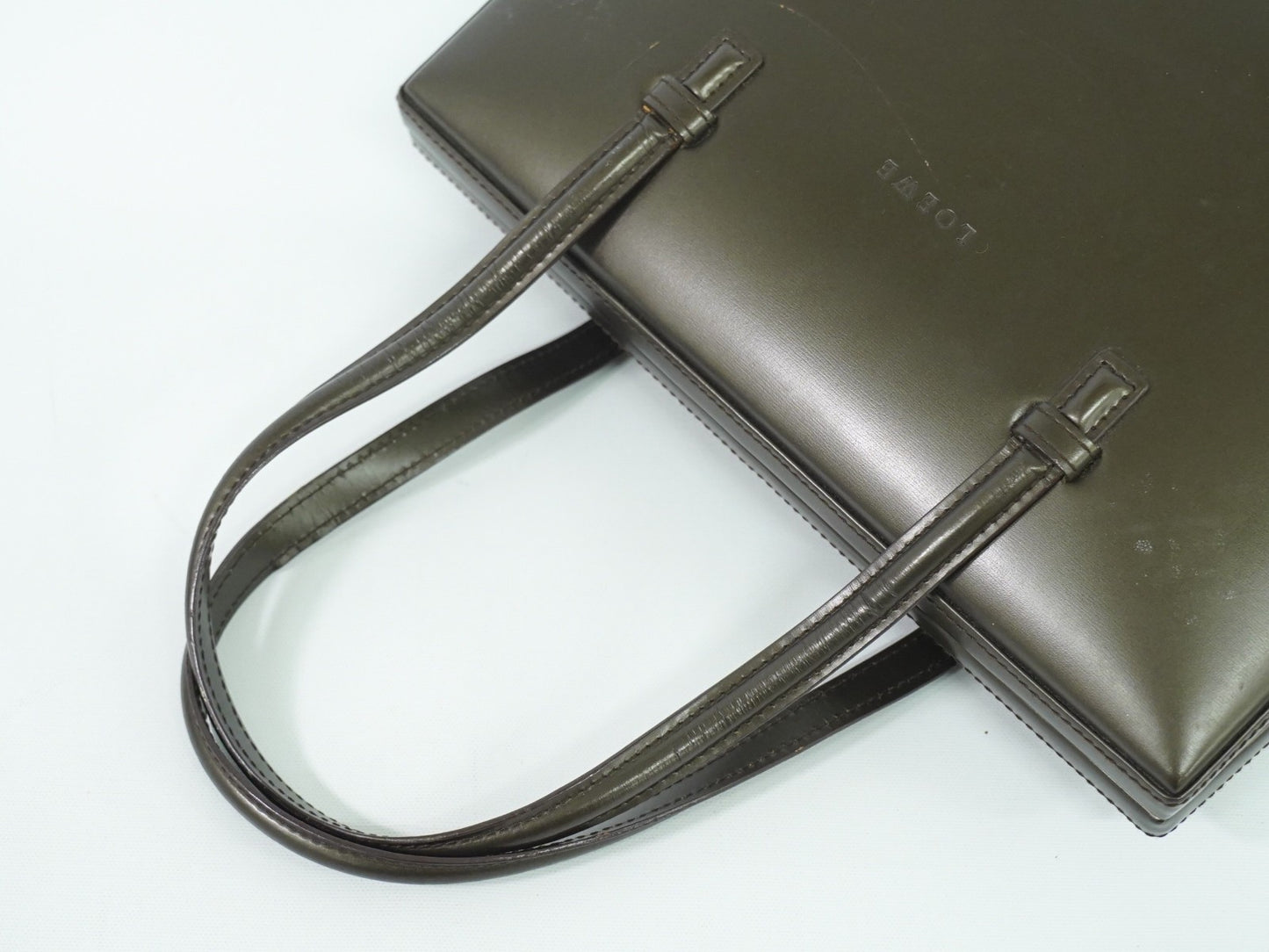 Loewe Postal Bag Leather, BROWN, LEATHER, Crossbody bag