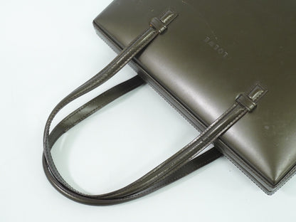 Loewe Postal Bag Leather, BROWN, LEATHER, Crossbody bag